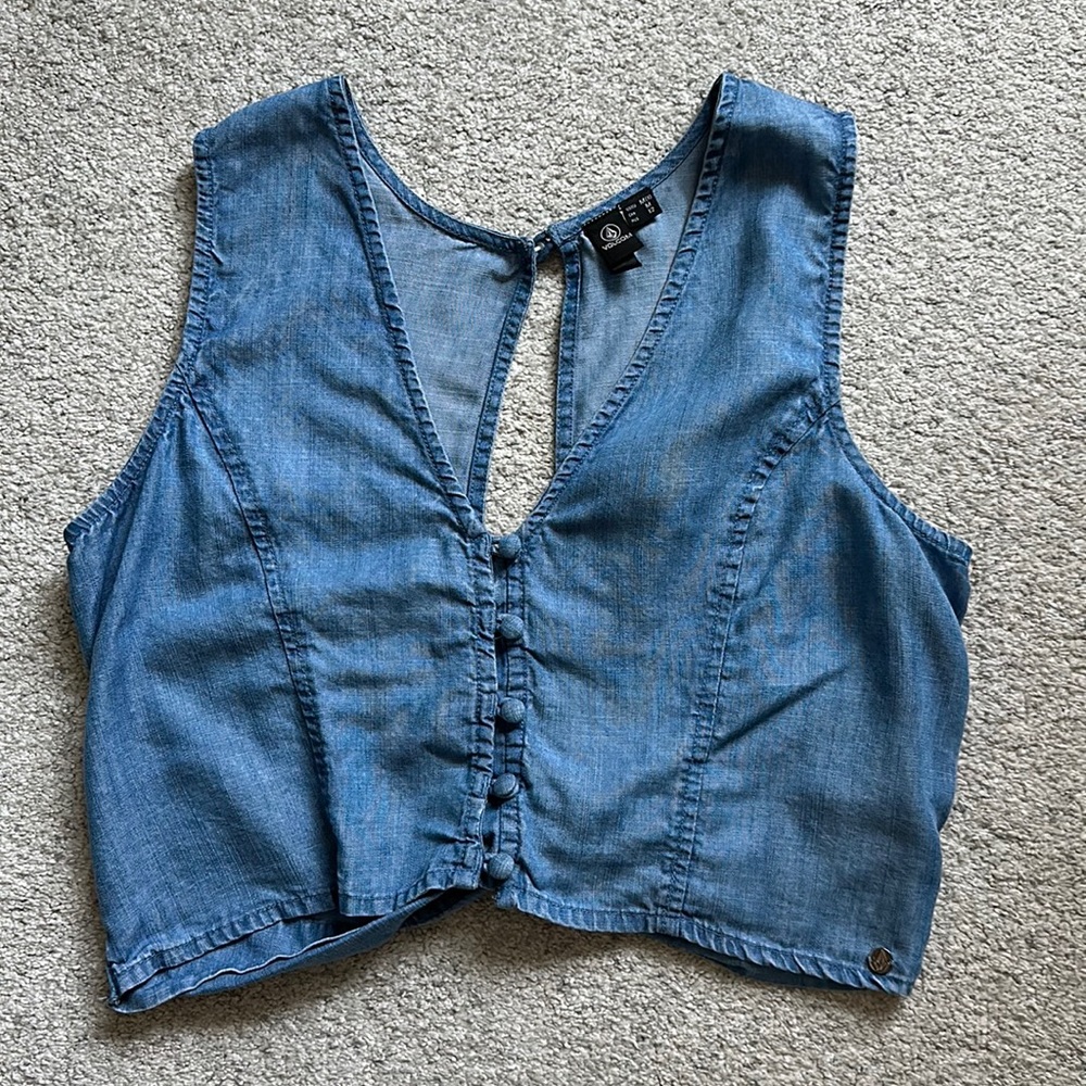 Denim tank top